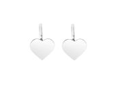 Srebrne Kolczyki Serce Serduszka Celebrytka 8 mm Srebro 925