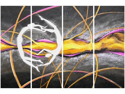 120CM 80 OBRAZ 4 ELEM WIRUJĄCE POSTACIE ŚCIENNY na Arena.pl