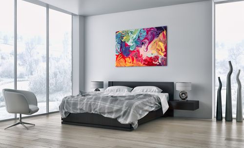 Obraz Na Płótnie - Kompozycja Barw - 120X80 Cm - Aa120X80-3877 na Arena.pl