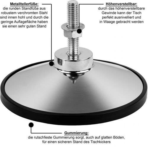 Stół do piłkarzyków BASIC brązowy TUNIRO na Arena.pl