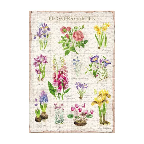 Puzzle 400 elementów. Botanika. Ogród kwiatowy na Arena.pl