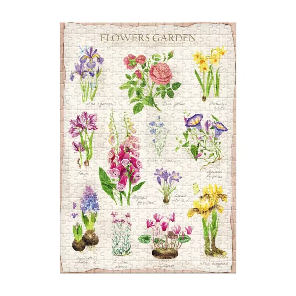 Puzzle 400 elementów. Botanika. Ogród kwiatowy zdjęcie 2