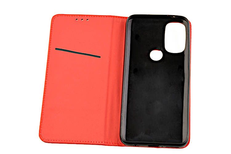 Etui Smart do Motorola Moto G71 5G czerwony zdjęcie 3