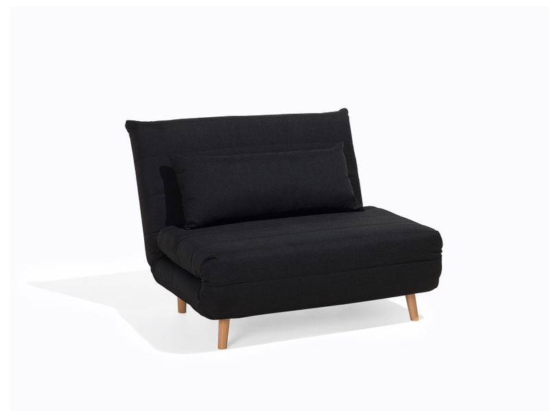 Sofa rozkładana czarna SETTEN zdjęcie 4