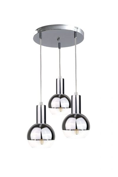Lampa wisząca 3xE27 ICE SILVER zdjęcie 1