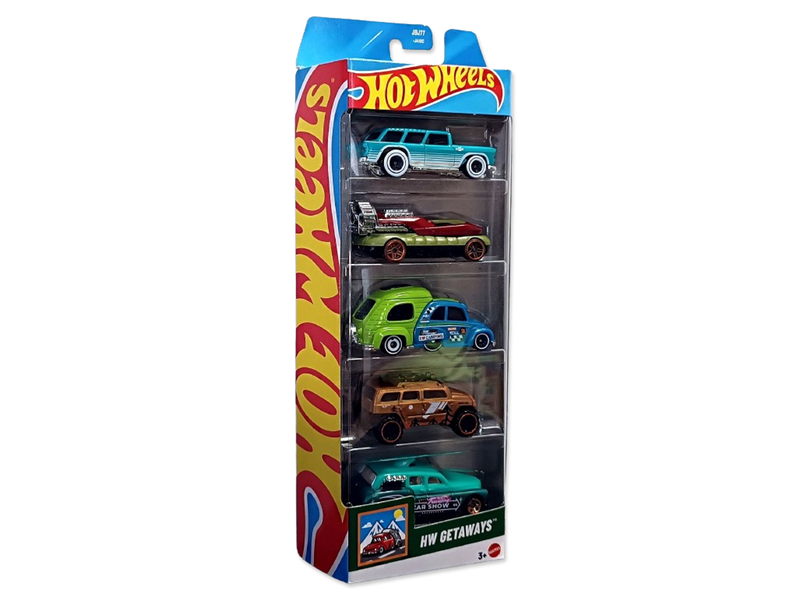 Autka Hot Wheels - HW Getaways - 5 pak (JBJ77) zdjęcie 1