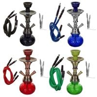 zestaw 4x shisha dwuwężowa 28 cm