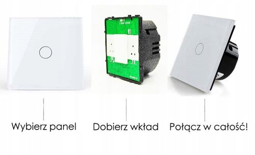 Wkład Moduł Włącznik Dotykowy Włącznika Dotykowego Światła Podwójny na Arena.pl