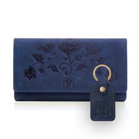 zestaw upominkowy dla kobiet zup-97-db portfel skórzany t-05-db brelok