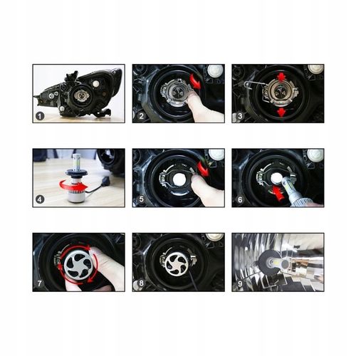 ŻARÓWKI H4 LED XSTORM 120W 22000LM MOCNE CANBUS na Arena.pl