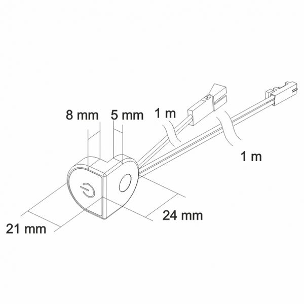 Wyłacznik  dotykowy+ściemniacz doLED 12/24V  36W zdjęcie 4