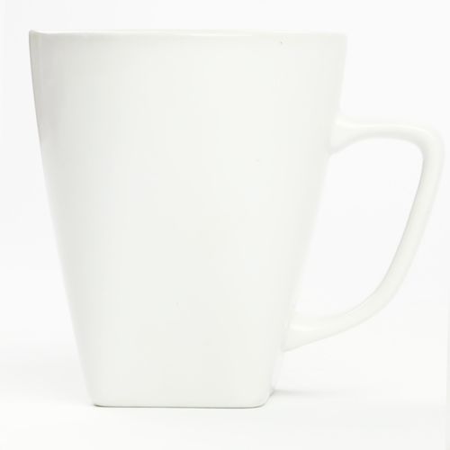 KUBEK PORCELANOWY DO KAWY HERBATY UNIWERSALNY BIAŁY 460ML Z UCHEM na Arena.pl