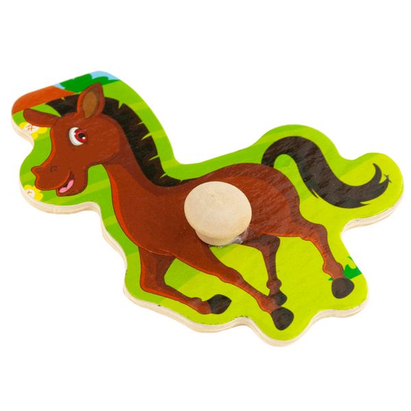 KLOCKI EDUKACYJNE PUZZLE FARMA UKŁADANKA MALUCHA zdjęcie 6