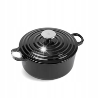 BK Holland Bourgogne garnek z pokrywką żeliwny 24cm 4,2cm indukcja gaz