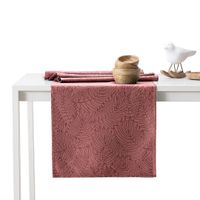 Zestaw obrus + bieżnik plamoodporny GAIA 115x180 + 35x180 Brudny Róż