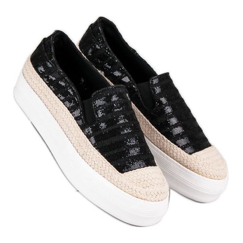 Czarne Trampki Espadryle r.37 na Arena.pl