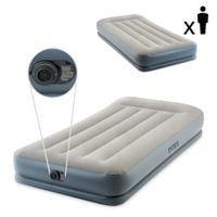 Materac dmuchany 191x99cm z pompką jednoosobowy Intex 64116ND