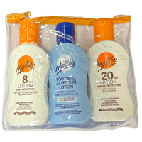 Malibu Travel Pack Balsamy Do Opalania SPF8 SPF20 + Balsam Po Opalaniu