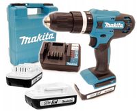 Zestaw Wiertarko-wkrętarka 18V Makita HP488D011 2x1,5Ah + walizka