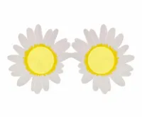 Okulary imprezowe stokrotki kwiatki, 1 szt.
