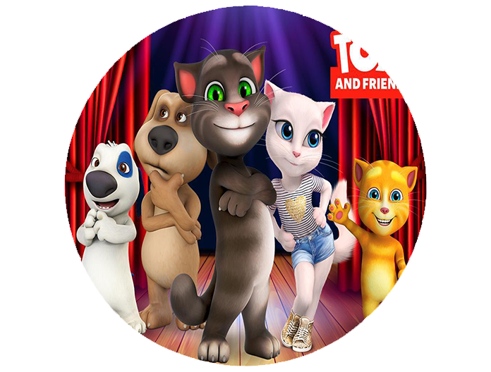 Opłatek na tort Gadający Kot zdjęcie 1