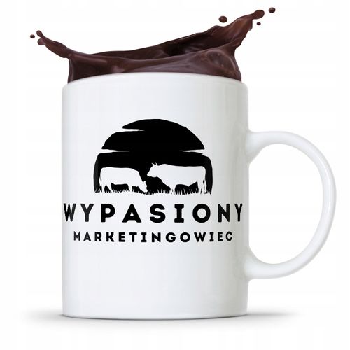 Dla Marketingowca Kubek Wypasiony Marketingowiec Z Nadrukiem Ze Zdjęciem na Arena.pl