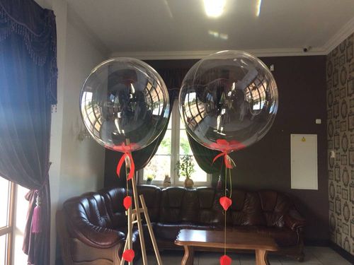 Balon przezroczysty kula bubble z helem na Arena.pl