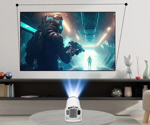 RESTEQ Projektor kina domowego HD Android 11 z WiFi 6 i Bluetooth 5.0 na Arena.pl