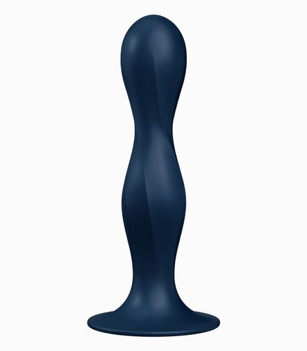 dildo z wewnętrznymi kulkami double ball-r dark blue satisfyer na Arena.pl