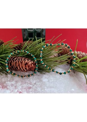 Bransoletka MALACHIT REALIZACHA CELÓW 925 na Arena.pl