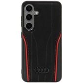 audi genuine leather magsafe s24 s921 czarno-czerwony/black-red