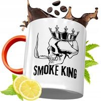 Kubek Pomarańczowy Dla Palacza Prezent Z Nadrukiem Ze Zdjęciem