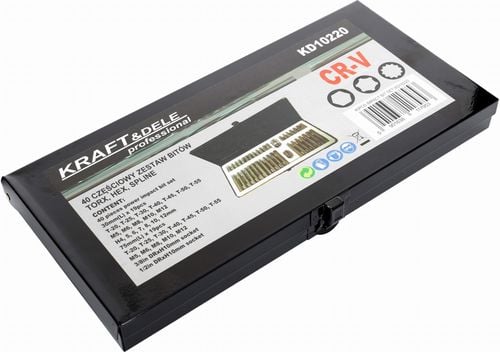 Komplet Bitów TORX, HEX, SPLINE 40el. KD10220 na Arena.pl