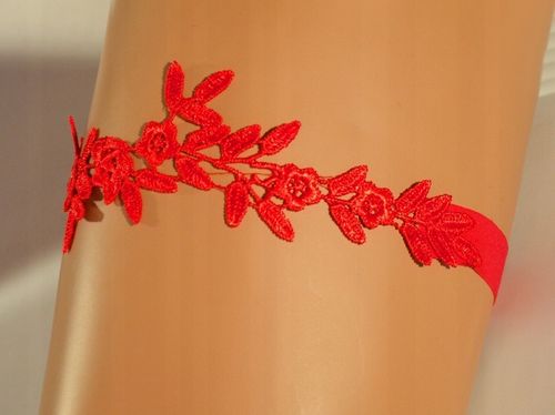 CZERWONA PODWIĄZKA studniówka podwiązki HAND MADE wysoka jakość MATURA 2024 na Arena.pl