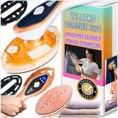 PAROWNICA DO UBRAŃ ŻELAZKO PAROWE STEAMER PAROWY ZESTAW AKCESORIA Premium