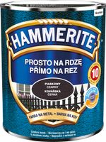 Farba na rdzę Hammerite - 0,7 l - Czarny piaskowy - szybkoschnąca do metalu