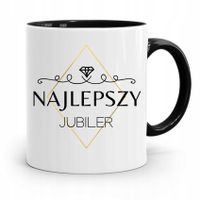 Dla Jubilera Kubek Czarny Najlepszy Jubiler Z Nadrukiem Ze Zdjęciem