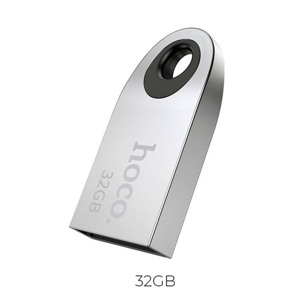 Pendrive 32GB USB 2.0 (USB A) Hoco mini UD9 srebrny zdjęcie 1
