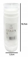 Rewelacyjne wkłady do zniczy z gwarancją czasu palenia Znicz Gold 4dni x 20