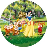 Opłatek na tort Księżniczka Śnieżka Aurora Zosia Bella Kopciuszek Arielka