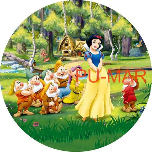 Opłatek na tort Księżniczka Śnieżka Aurora Zosia Bella Kopciuszek Arielka na Arena.pl