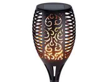 Lampa ogrodowa pochodnia solarna jak płomień ogień zdjęcie 5