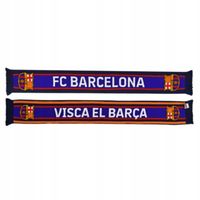 Szalik FC Barcelona Dwustronny Szal Kibica oficjalny Visca el Barca
