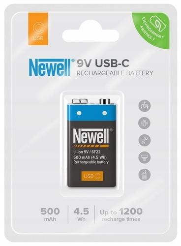 Akumulator Bateria Newell 9 V R9 USB-C 500 mAh na Arena.pl