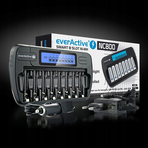 Ładowarka Everactive NC-800 8 AA, AAA na Arena.pl