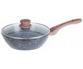 wok granitowy 24cm granit wood kinghoff kh-1583