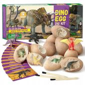 KOPALNIA JAJA DINOZAURÓW WYKOPALISKA ARCHEOLOG 12 DUŻYCH JAJ ZESTAW OGROMNY