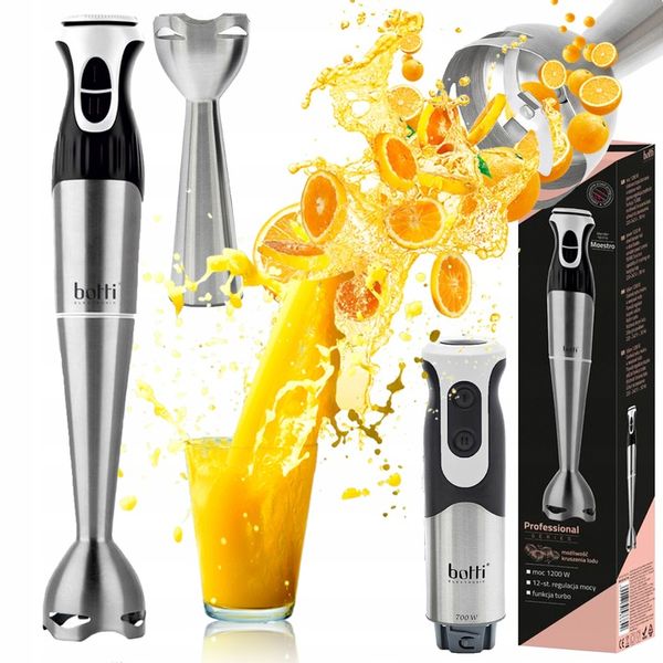 BLENDER RĘCZNY MIKSER ROZDRABNIACZ ROBOT MOC 1200W REGULACJA OBROTÓW TURBO zdjęcie 1