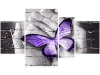 70CM 120CM OBRAZ 4 ELEM MOTYL DŁONIACH ŚCIENNY