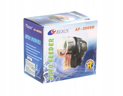 Automatyczny karmnik dla ryb LCD dozownik karmidło IDEALNY W CZASIE URLOPU na Arena.pl